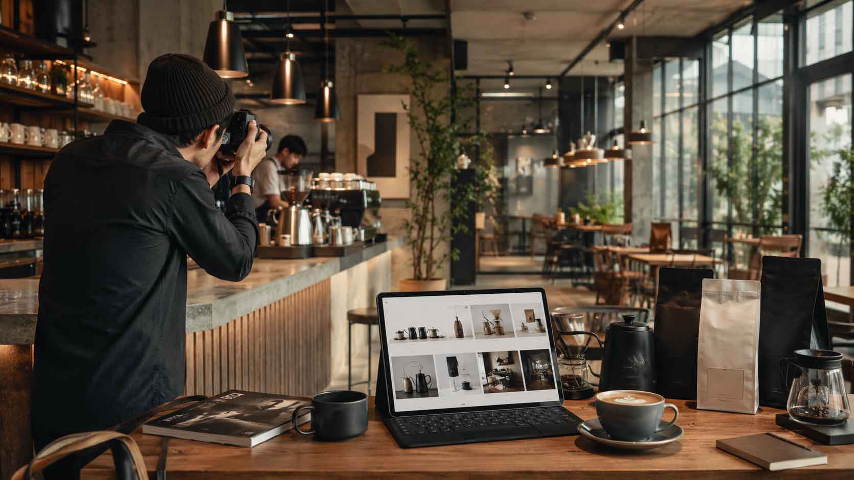 Reportaje editorial sobre café de especialidad